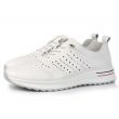 05-HY34-1D WHITE Кроссовки женские (натуральная кожа)