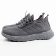 03-TEX-D01-08 GREY Кроссовки летние мужские (текстиль)