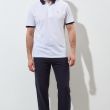 Футболка-поло мужская F311-07-701 белая//M,L,XL,XXL